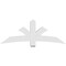 Ekena Millwork Davenport Architectural Grade PVC Gable Bracket, 72"W x 27"H x 6"D x 6"F, 9/12 Pitch GBP072X27X0606DAV00 - alternate 4